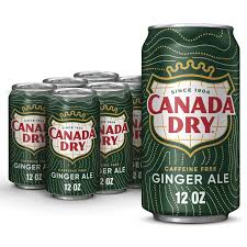 Canada Dry Caffeine Free Ginger Ale Soda - 6 Pack