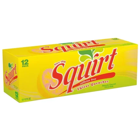 Squirt Caffeine Free Grapefruit Soda - 12 Pack