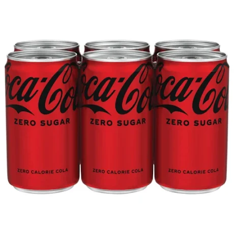 Zero Sugar Coca Cola Soda - 6 Pack