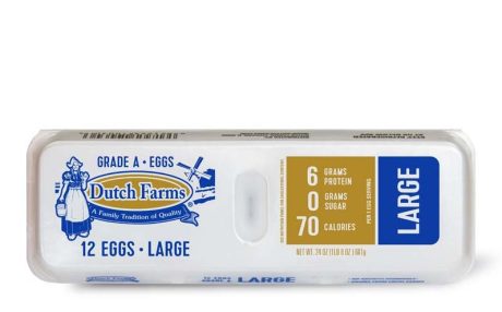 Dutch Farms - 12 White Eggs - Large