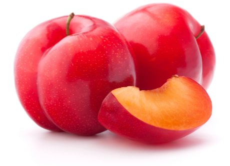 Fresh Red Plums