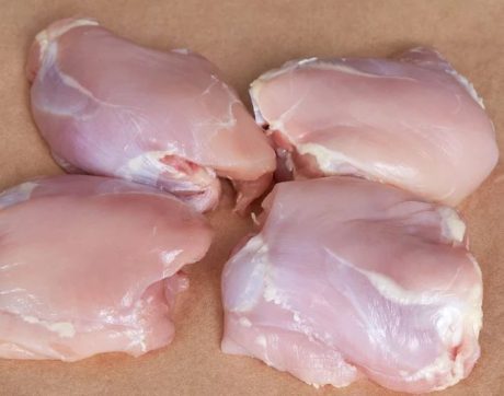 Fresh Halal Bonein Skinless Chicken Thighs